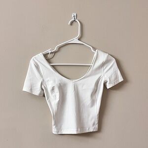 Lululemon Athletica White Align T Shirt Size 0